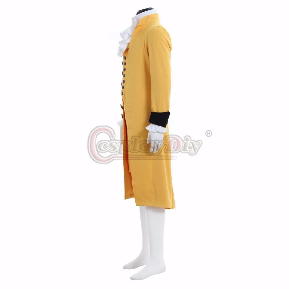 Details about   1785 Medieval Mens Yellow Cosplay Costume Suit 18th Century British Suit //k